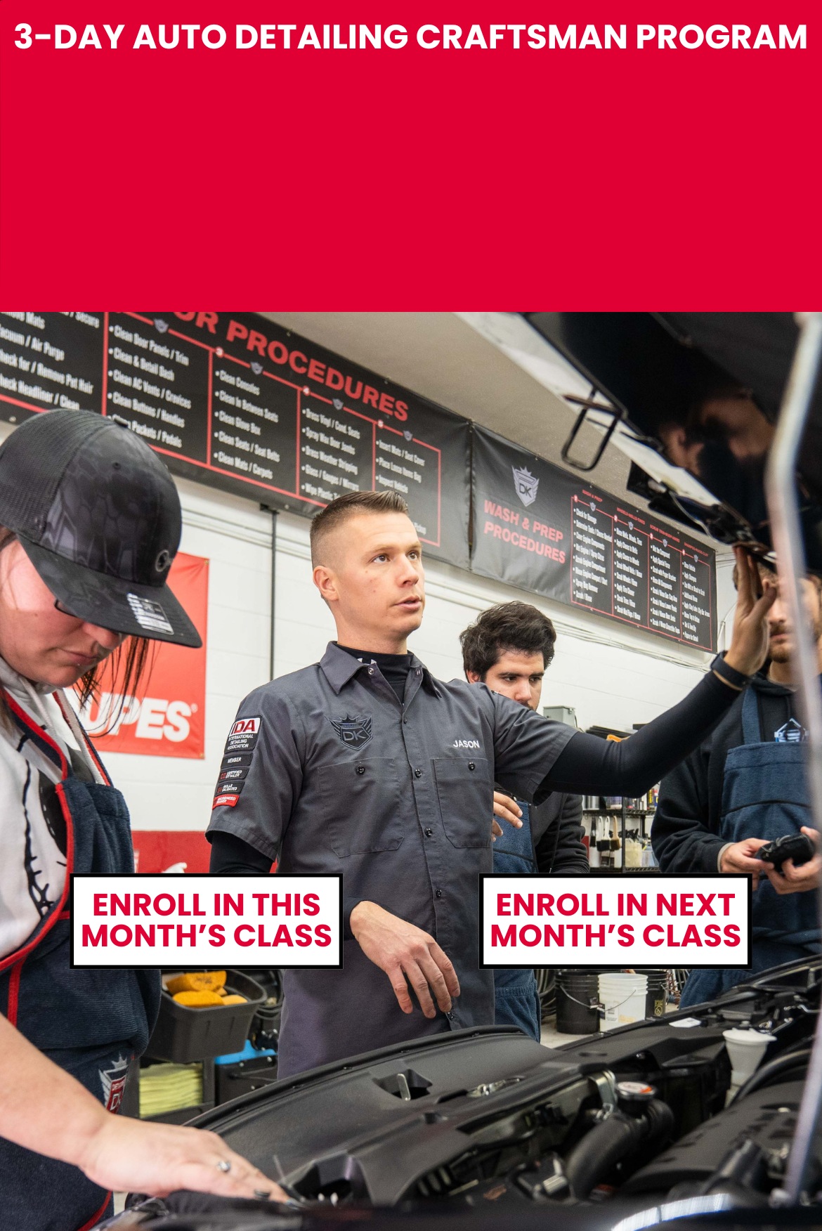 3-Day Auto Detailing Craftsman Seminar